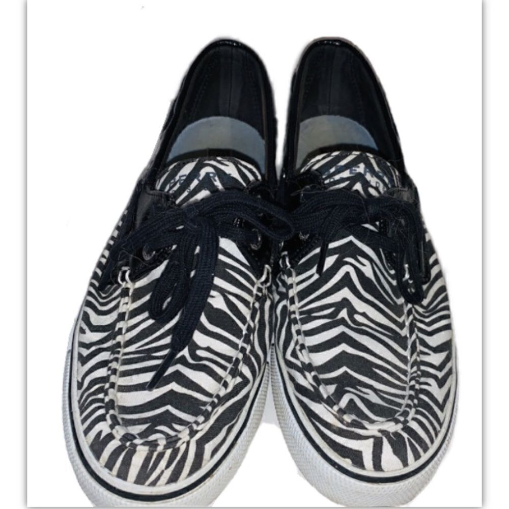 Sperry zebra print boat shoes size 7 - Picture 2 of 7